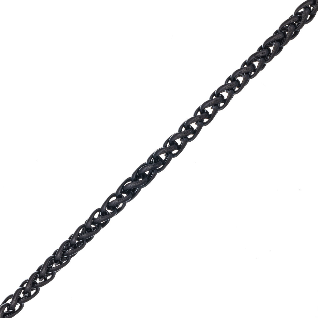 Smalt armband i stål 3mm 19,5cm (Stål 316L)