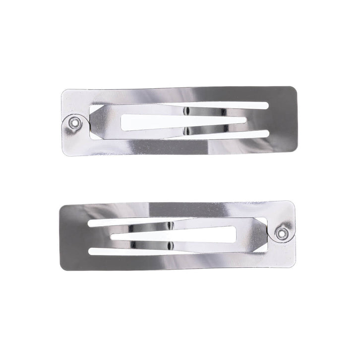 Rectangular snap clips clickable hair clip, 2 pcs