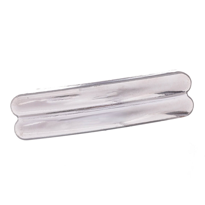 Double row metal hair clip