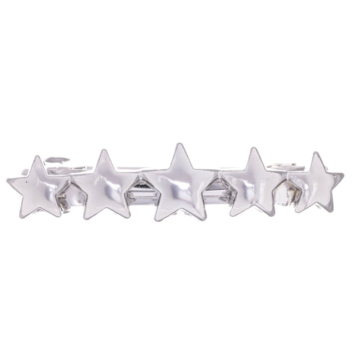 Metallic hair clip star decoration