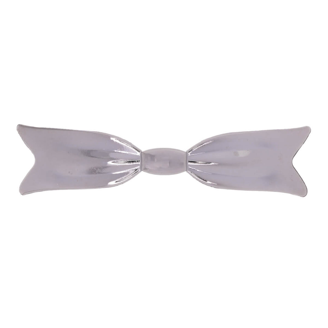 Metallic bow tie hair clip