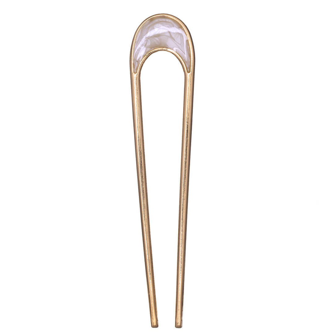 Decorative metal whisk pin invisible hairpin 10,1cm