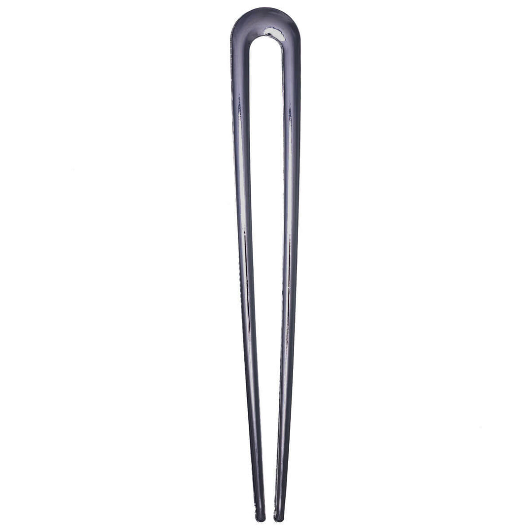 Lång metallisk French hair pin andefattig hårnål 14,5cm