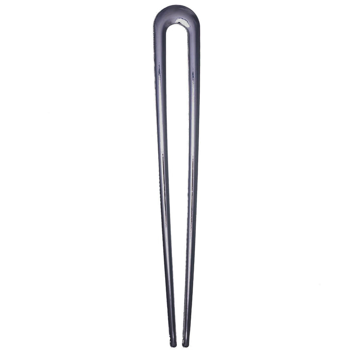 Lång metallisk French hair pin andefattig hårnål 14,5cm