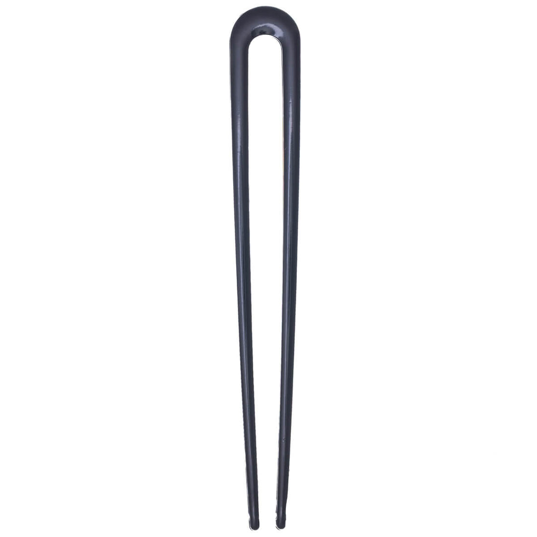 Lång metallisk French hair pin andefattig hårnål 14,5cm