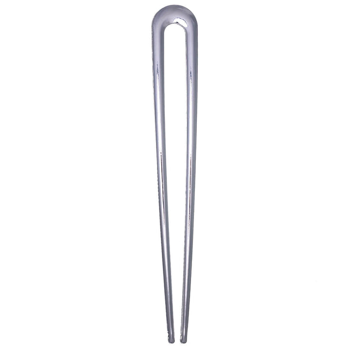 Lång metallisk French hair pin andefattig hårnål 14,5cm