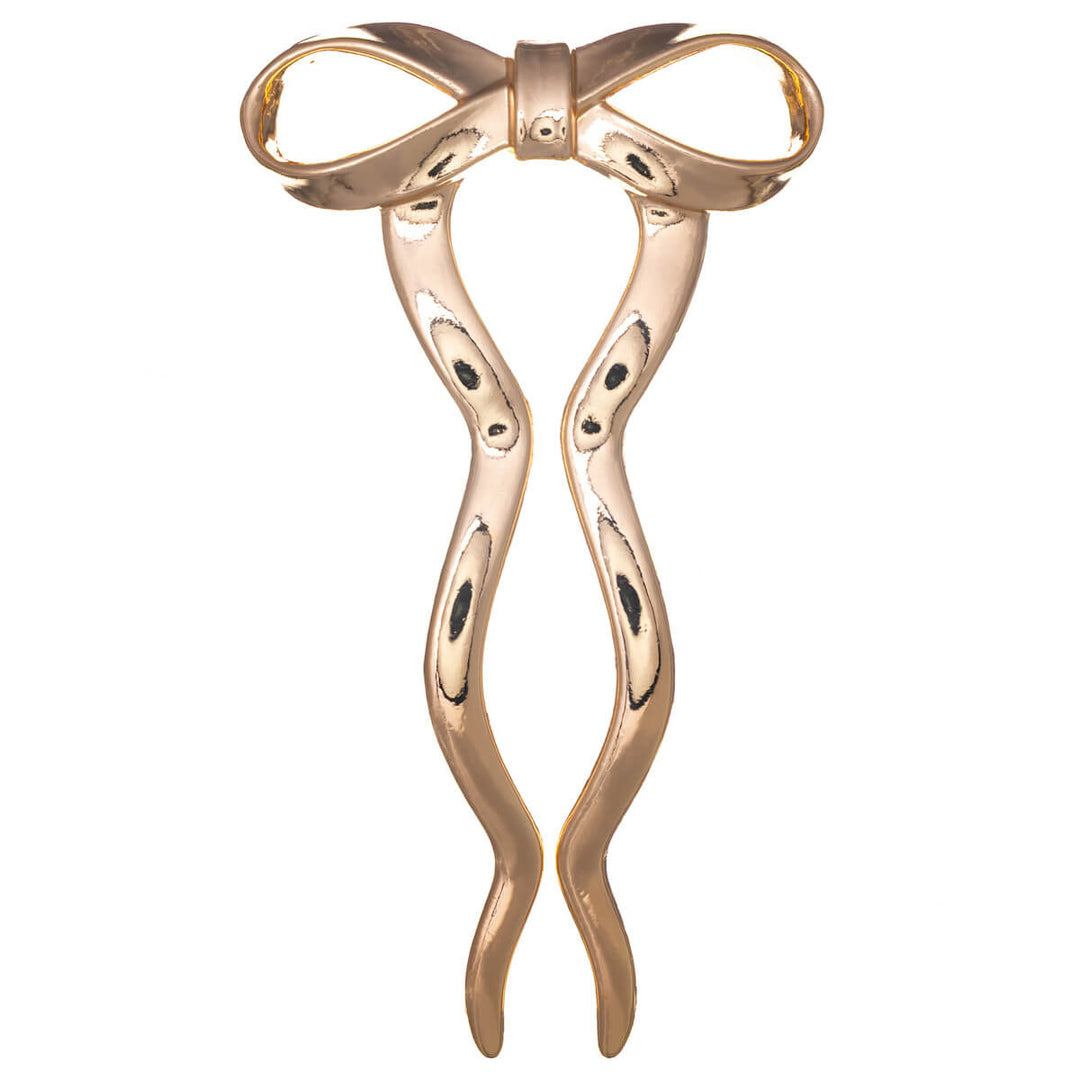 Rosette metal punching needle invisible hairpin 10.5cm