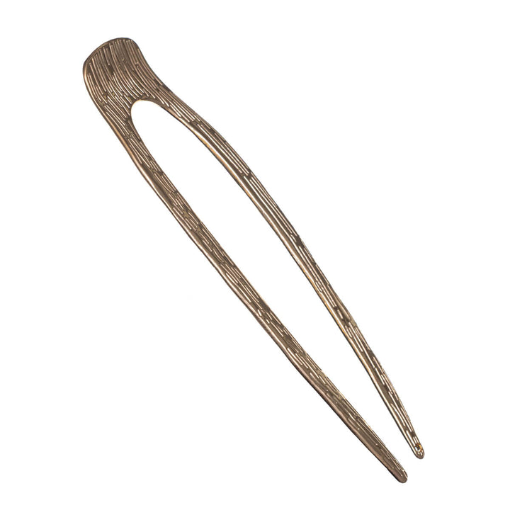 Mönstrad metallic French hair pin Fransk hårnål 13cm