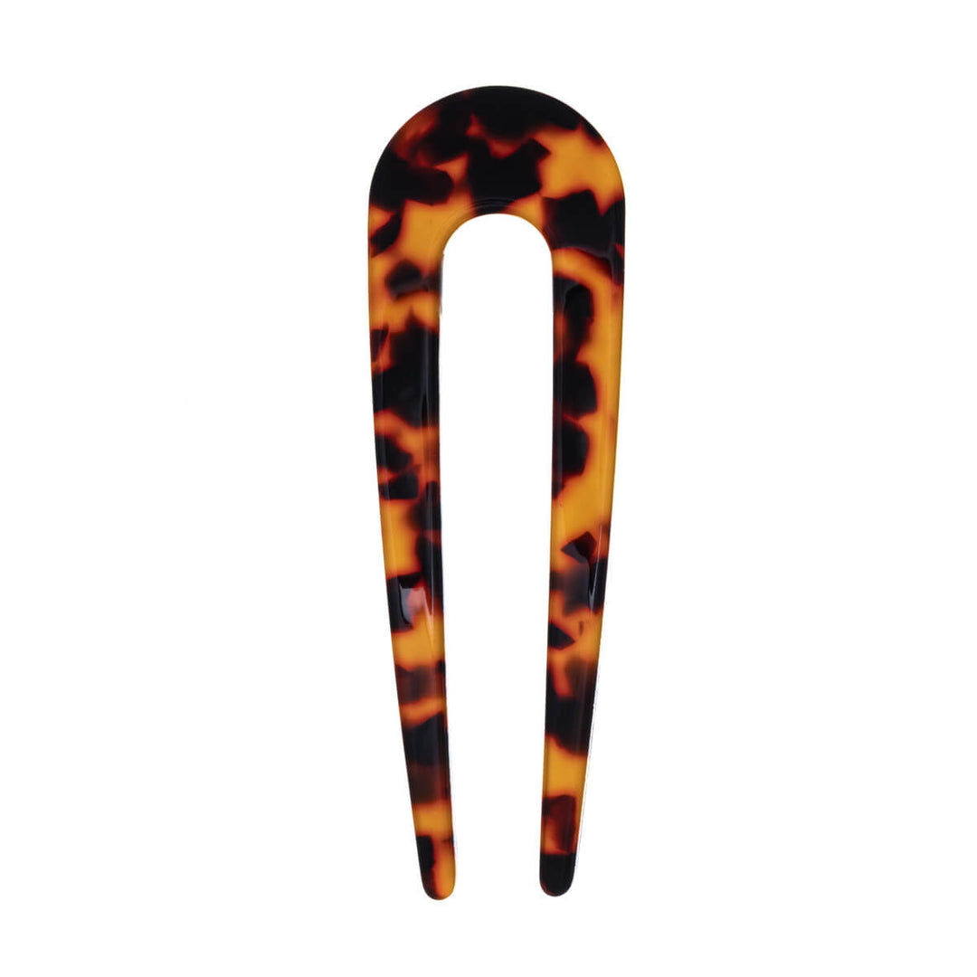 Plastic French hair pin invisible hairpin 10 cm, set of 5