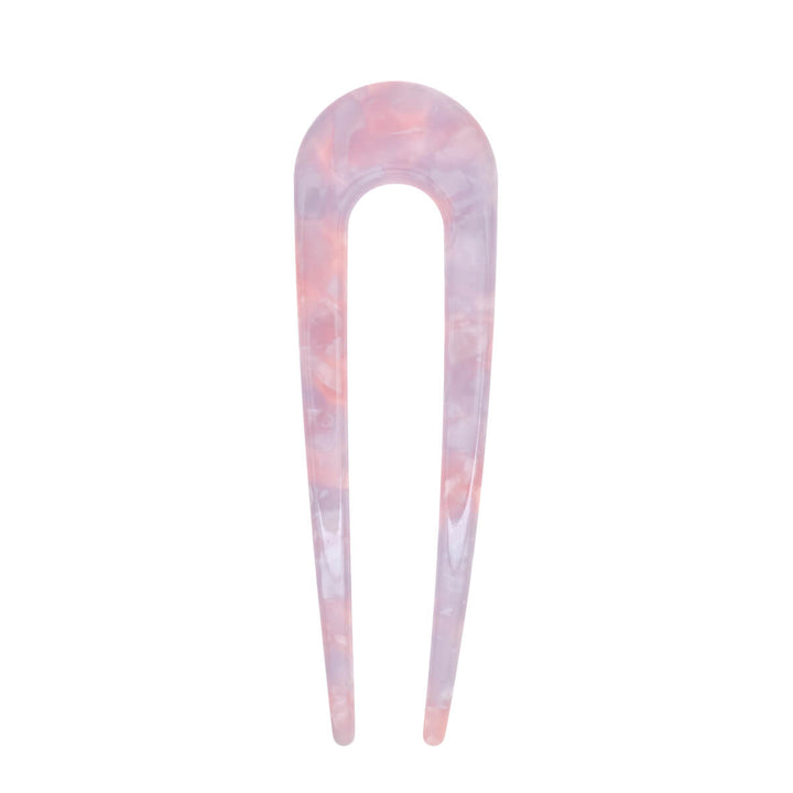 Plastic French hair pin invisible hairpin 10 cm, set of 5