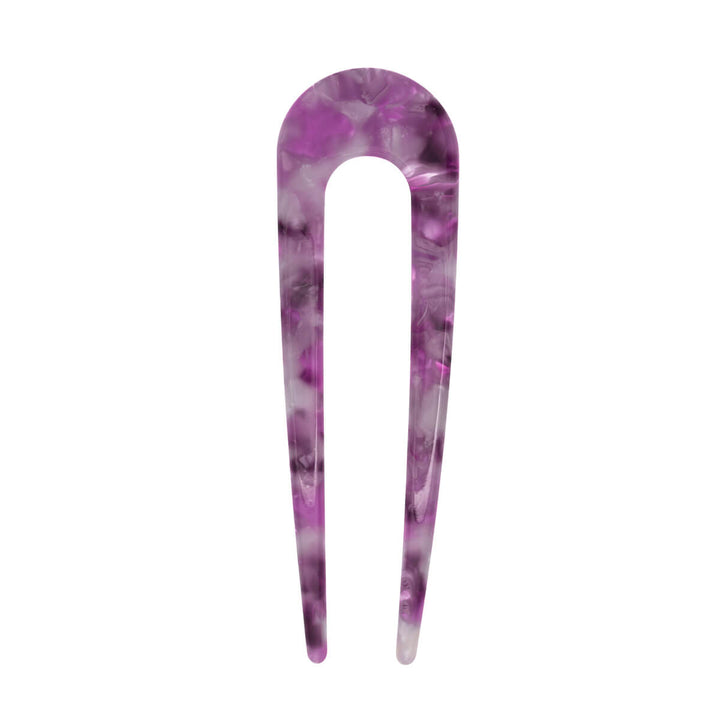 Plastic French hair pin invisible hairpin 10 cm, set of 5