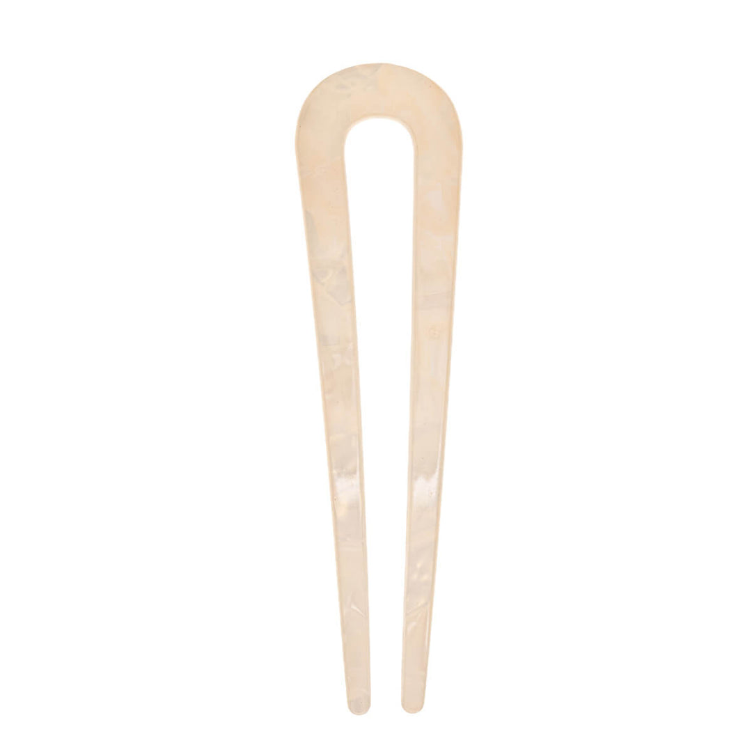 Flexibel plast French hair pin andefattig hårnål 11cm