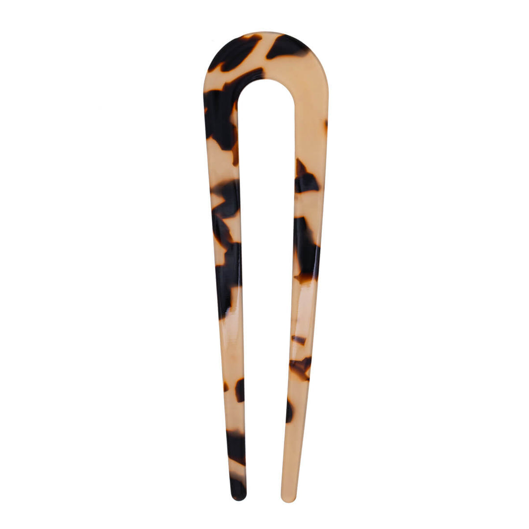 Flexibel plast French hair pin andefattig hårnål 11cm