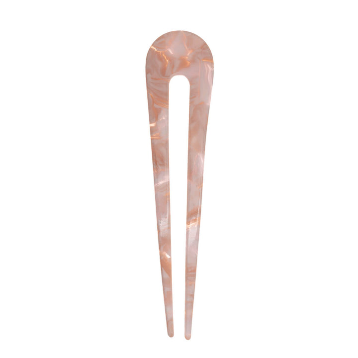 Flexibel plast French hair pin andefri hårnål 11,9cm