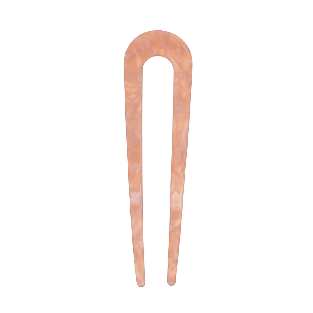 Flexibel plast French hair pin andefattig hårnål 11cm