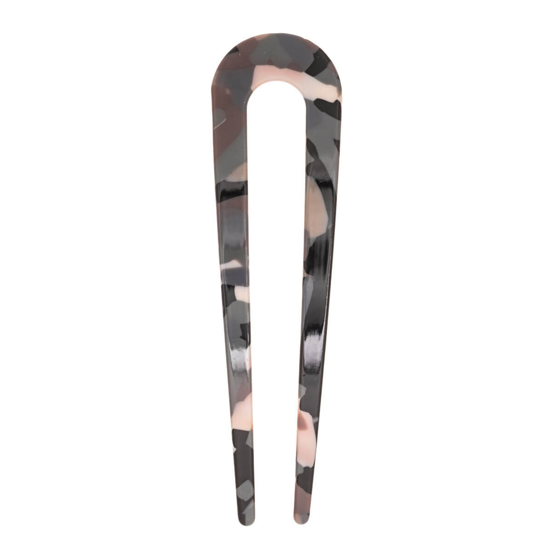 Flexibel plast French hair pin andefattig hårnål 11cm