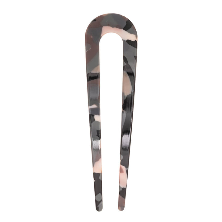 Flexibel plast French hair pin andefattig hårnål 11cm