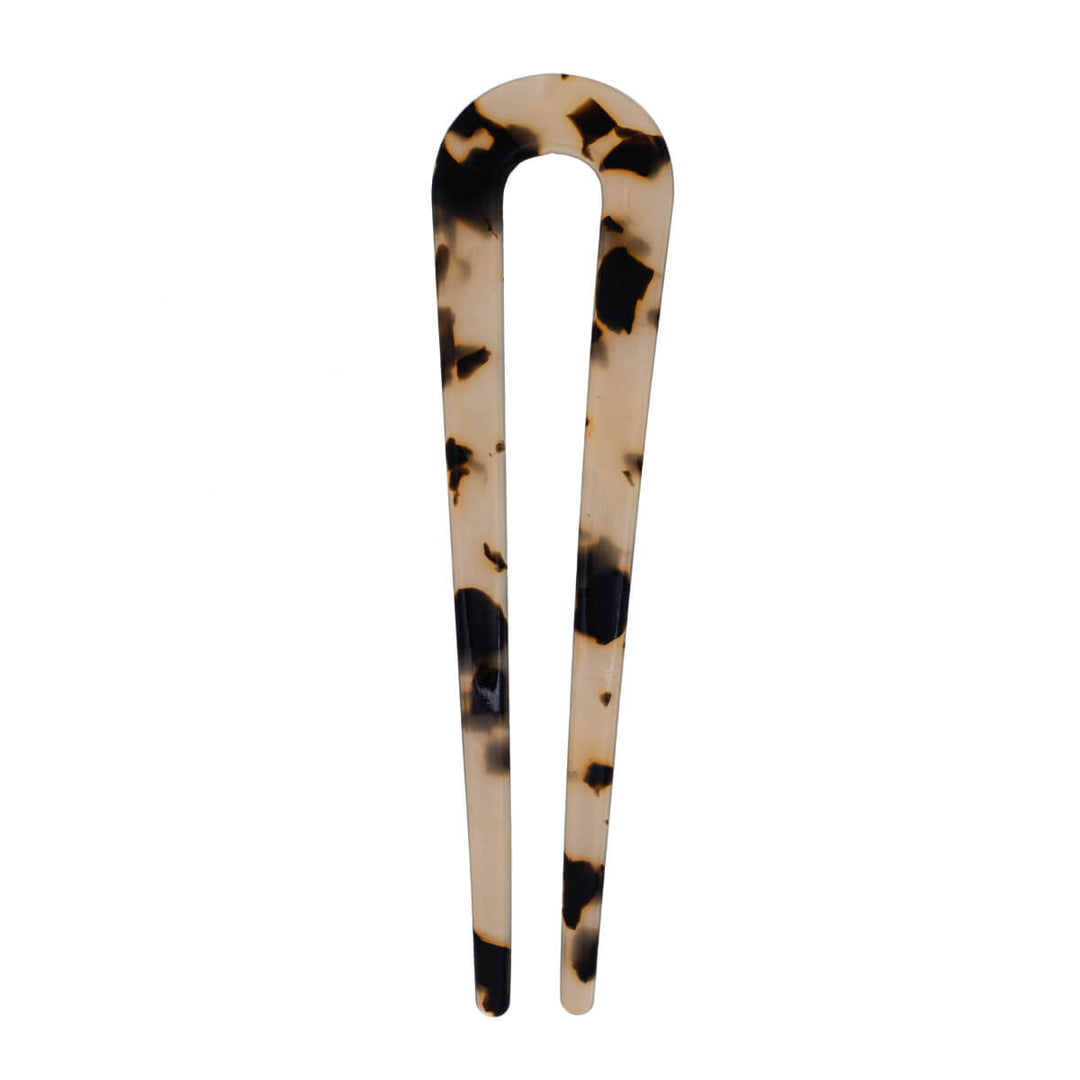 Flexibel plast French hair pin andefattig hårnål 11cm