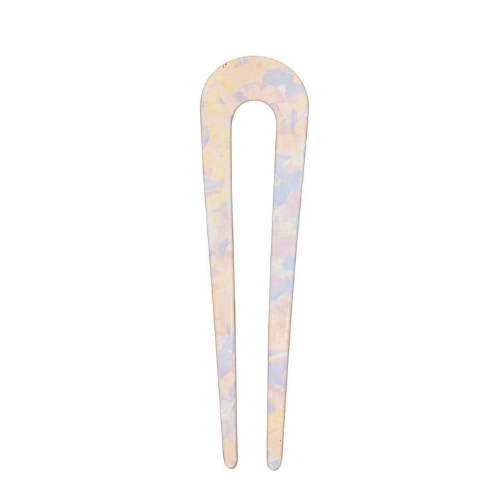 Flexibel plast French hair pin andefattig hårnål 11cm