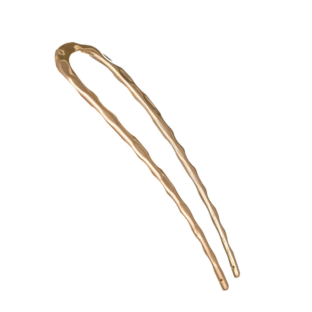 Forged metal French hair pin French hairpin 10cm