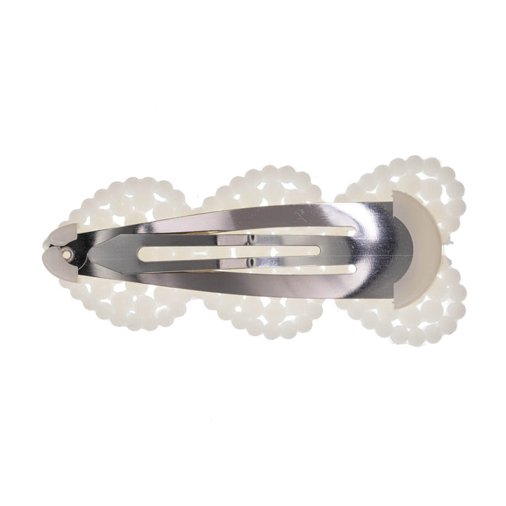 Tre hjärtan pärla clik clak 2 st