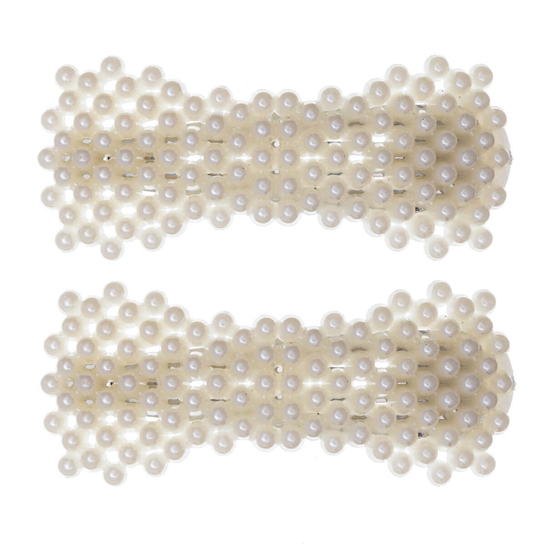 Slips med pärlor, klick-klack, 2 st.