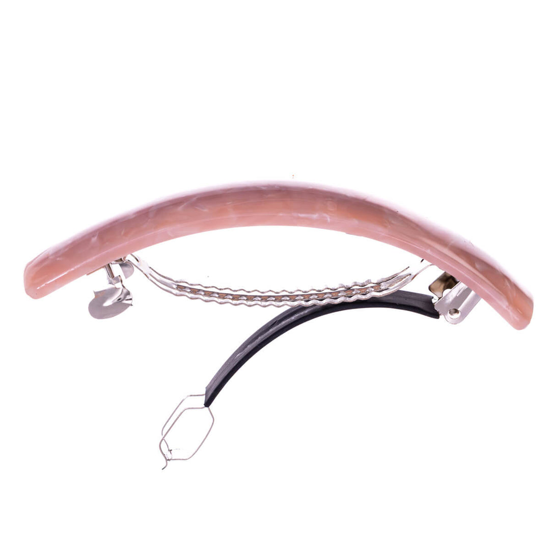 Sparkling curved rectangular hair clip 9cm