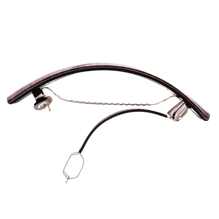 Curved rectangular hairpin parquet pattern 9 cm