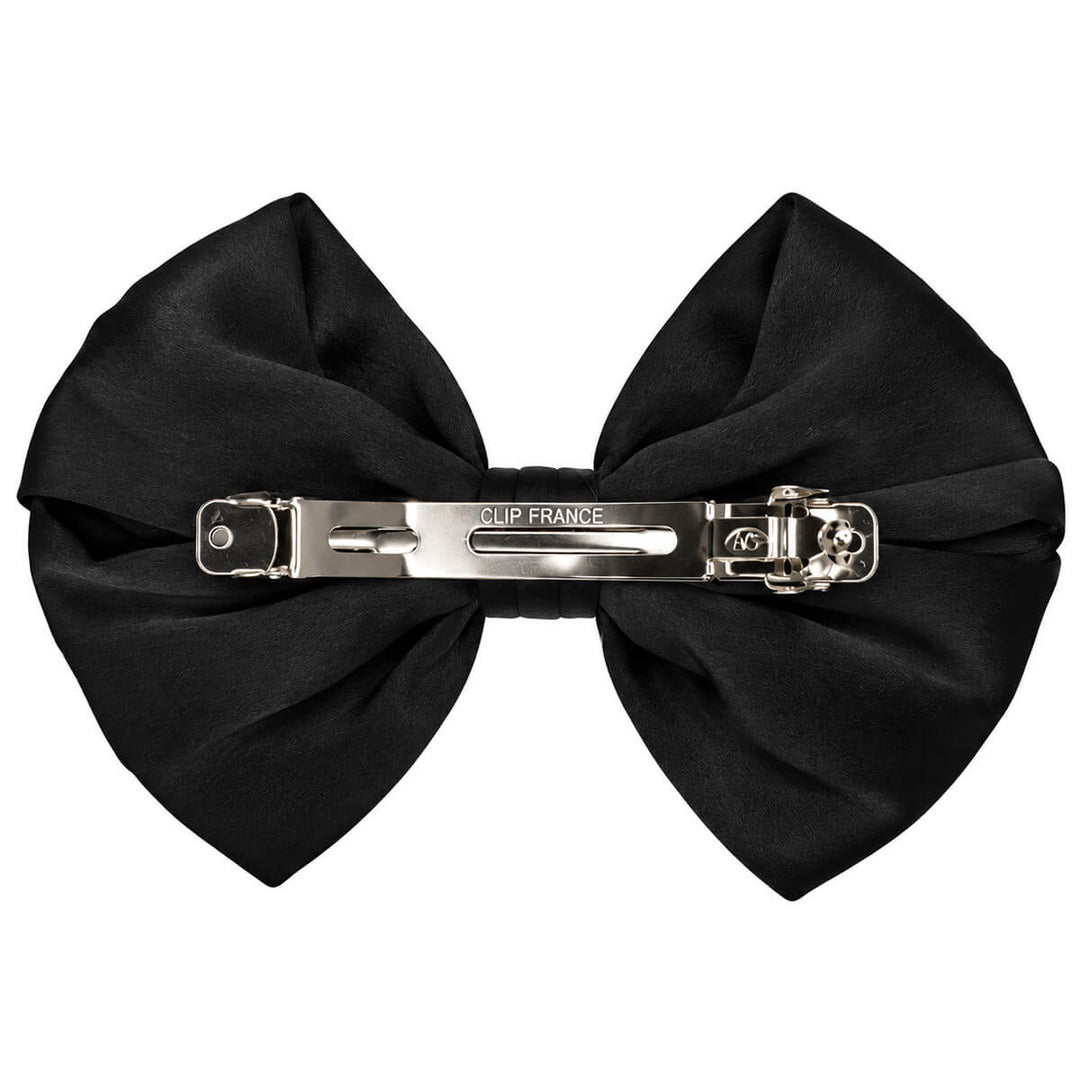 Two-tiered hair bow with a clasp