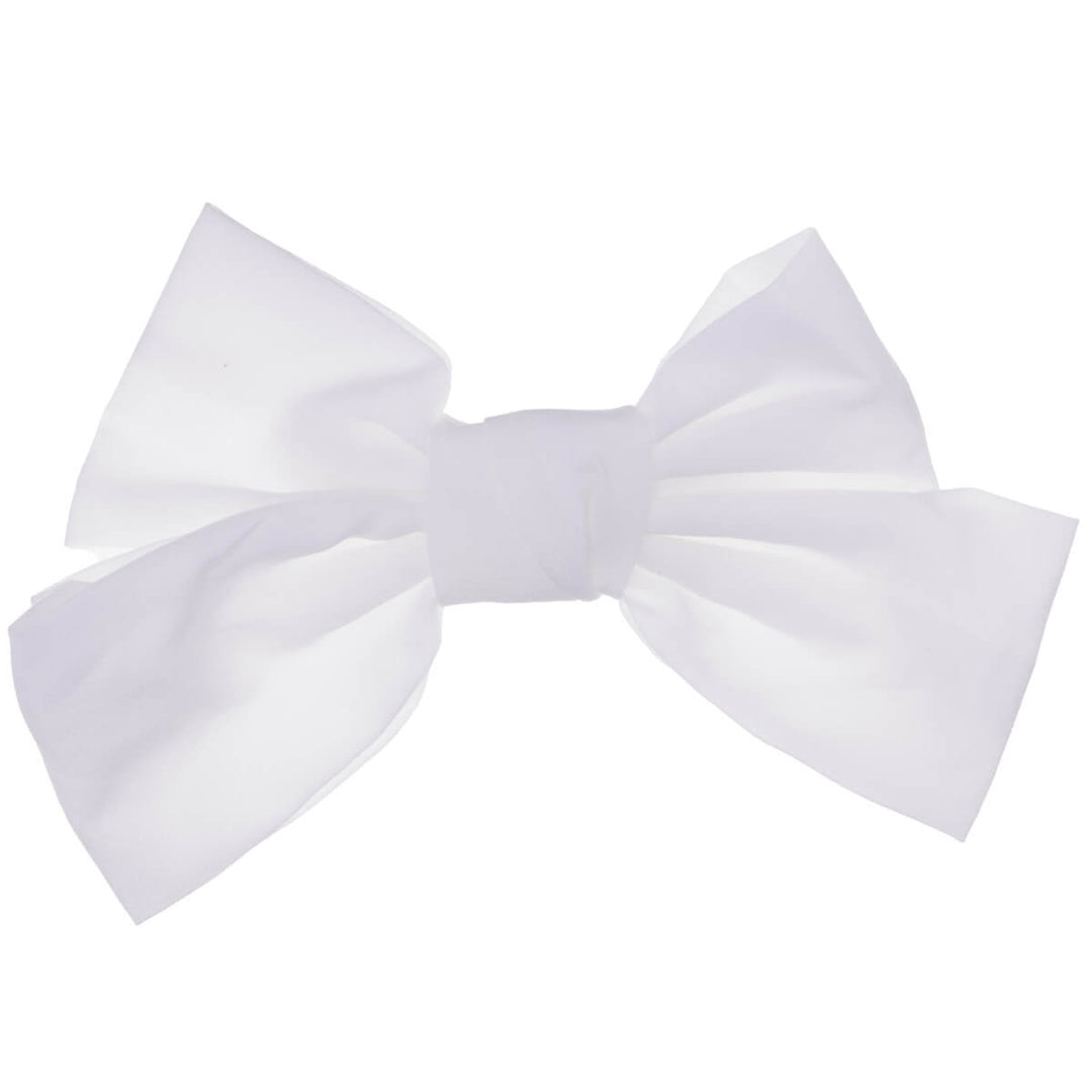 Monochrome hair bow tie hair clip 19cm