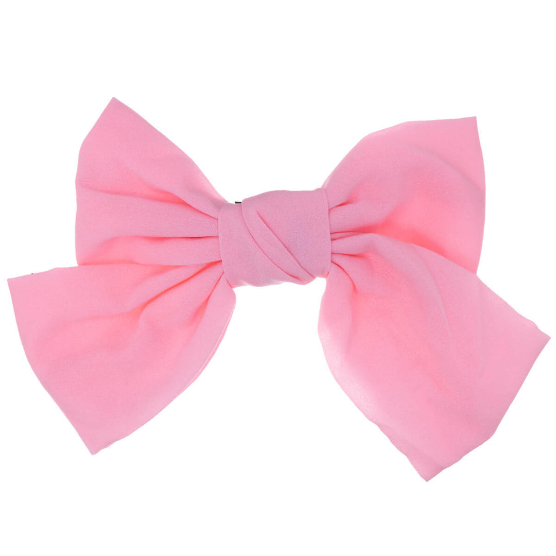 Monochrome hair bow tie hair clip 19cm