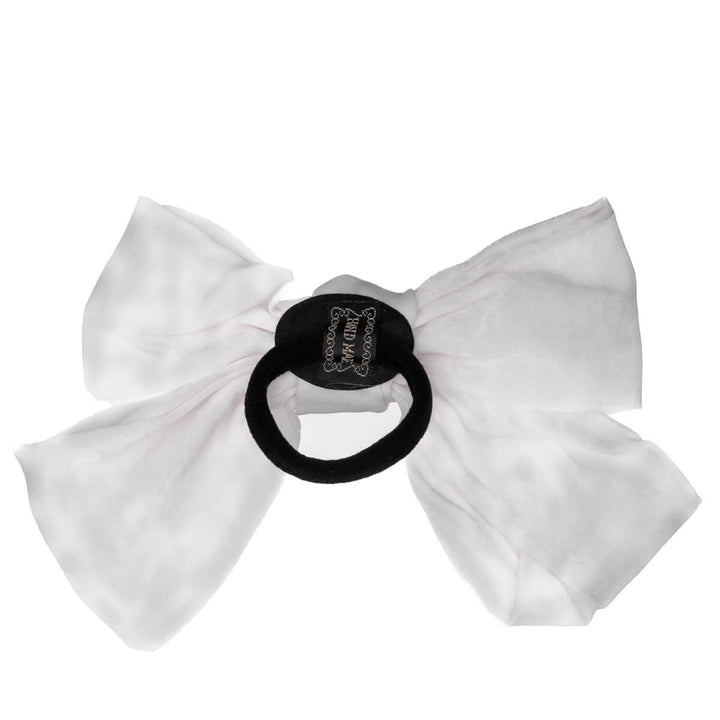 Monochrome hair bow tie hair bow 22cm