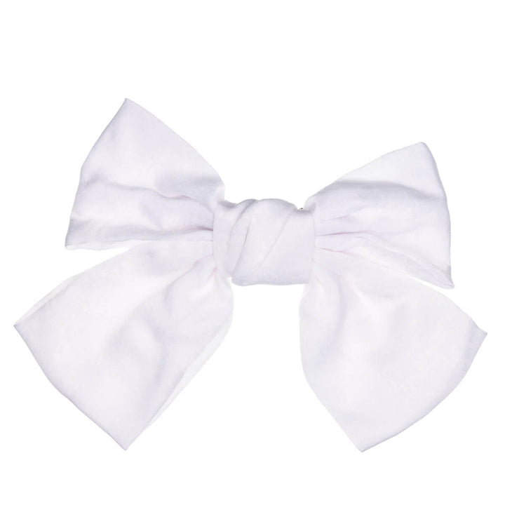 Monochrome hair bow tie hair clip 22cm