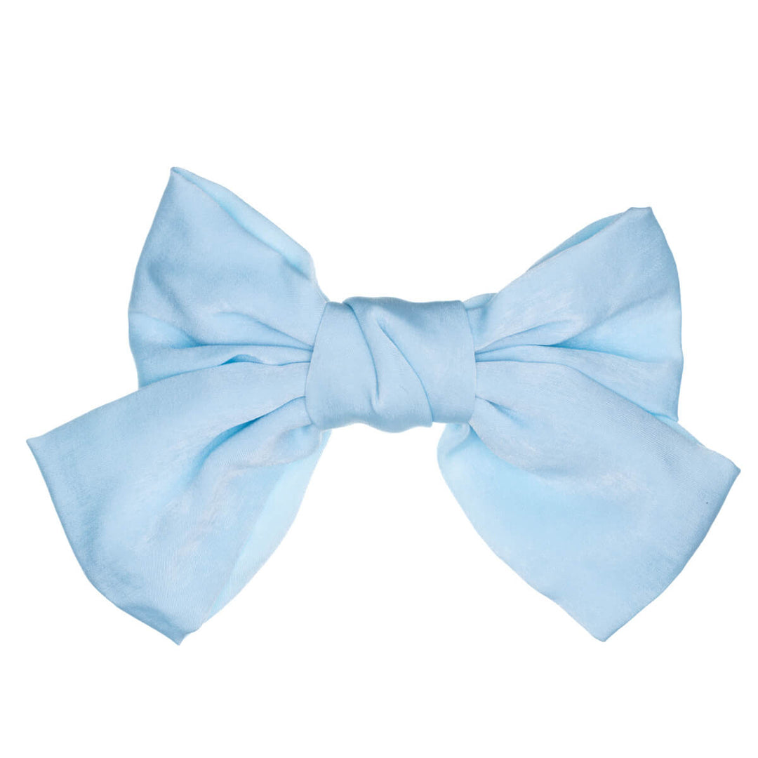 Monochrome hair bow tie hair clip 22cm