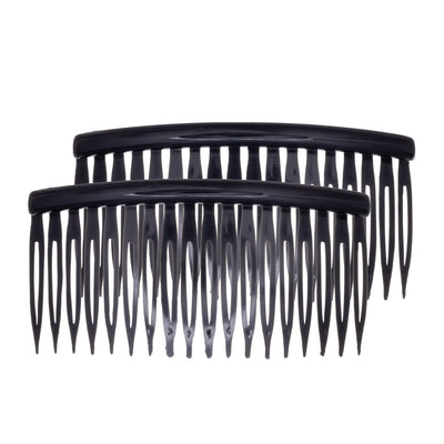 Plastic side comb 2pcs (9.2cm x 4.7cm)