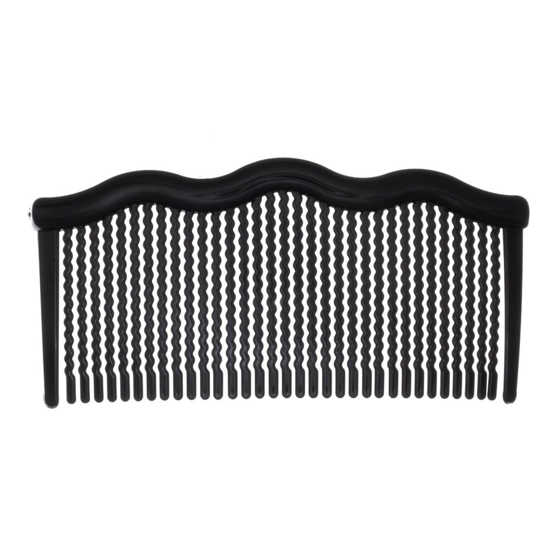 Plastic wavy side comb (11cm x 5,1cm)