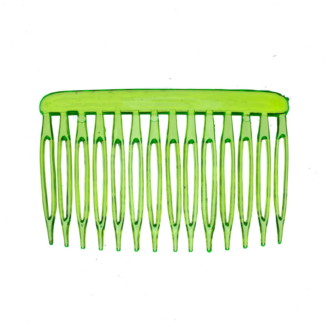 Plastic side comb 2pcs flat (7cm x 4,5cm)