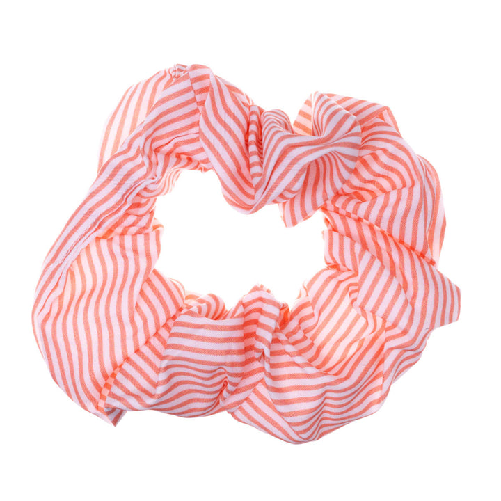 Randig scrunchie hårnål ø 10cm