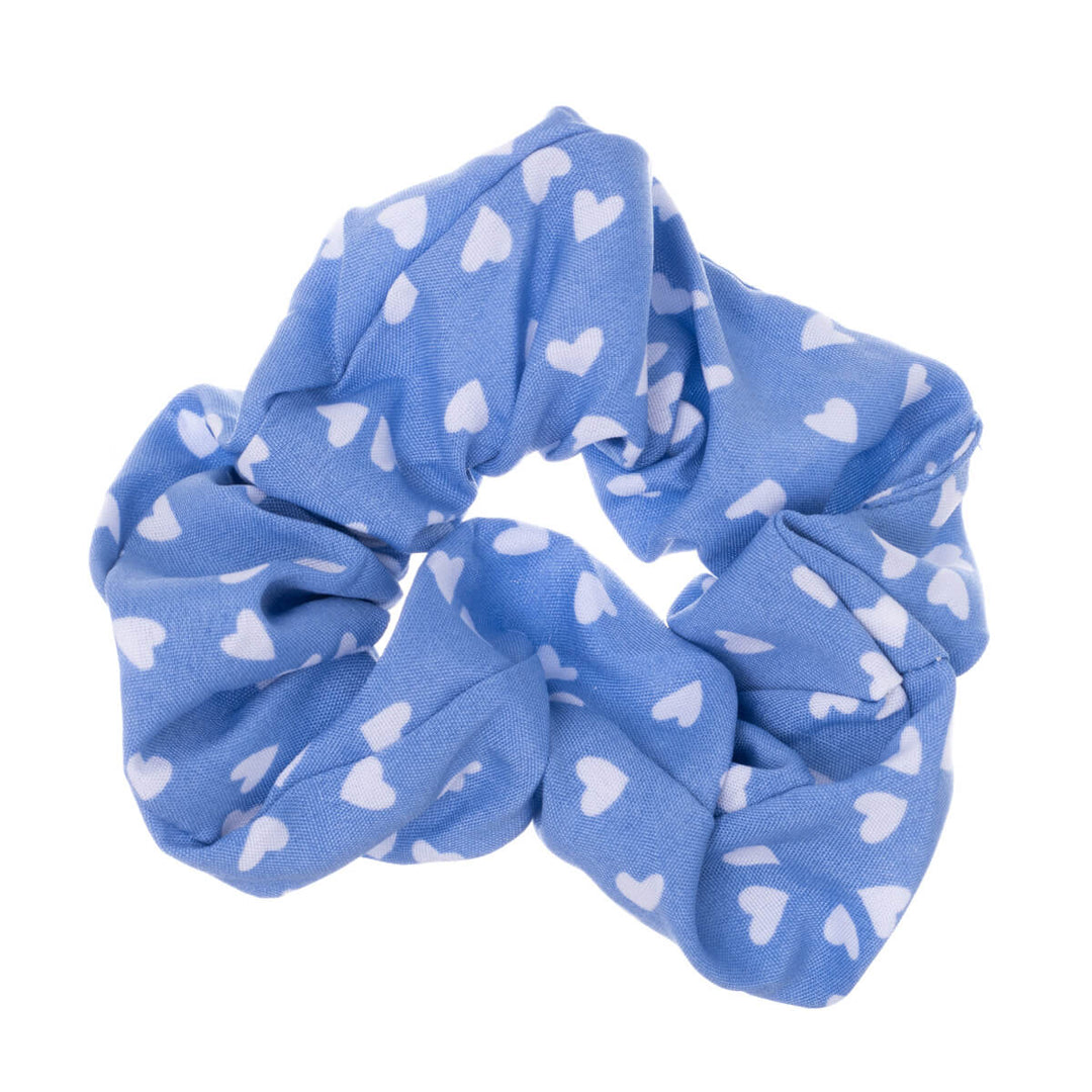 Heart pattern scrunchie hairpin ø 10cm