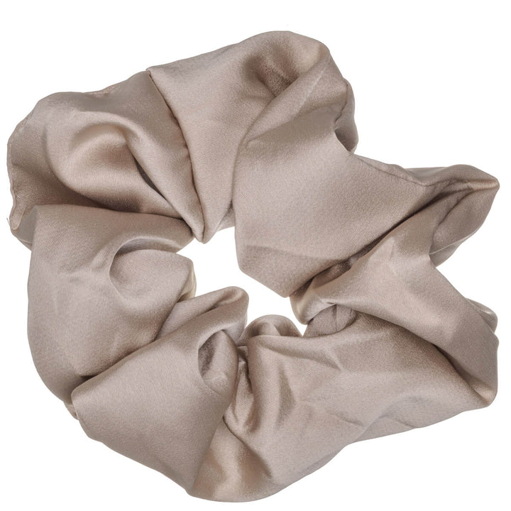 Satin scrunchie hair donut – large & soft, 14 cm
