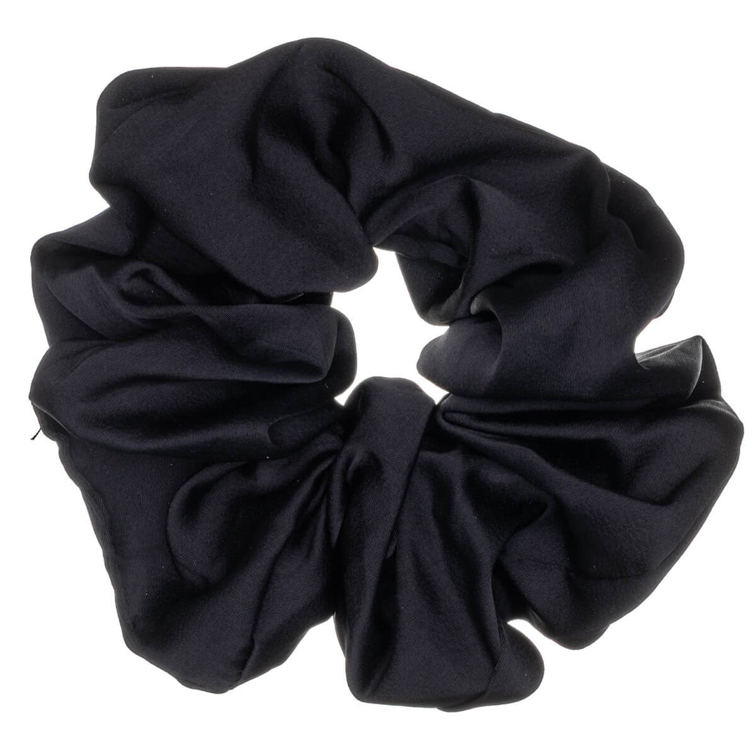 Satin scrunchie hair donut – large & soft, 14 cm