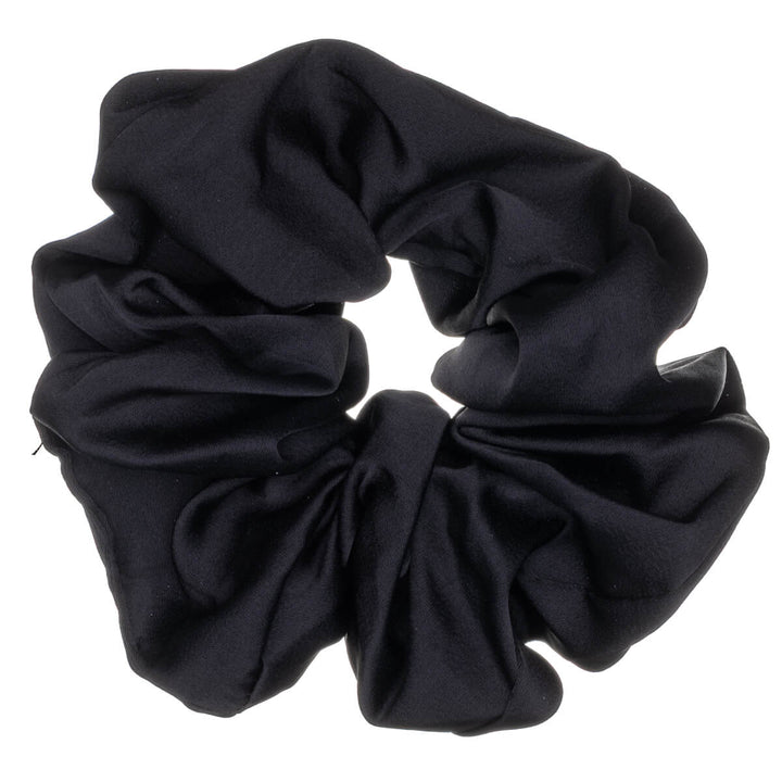 Satin scrunchie hair donut – large & soft, 14 cm