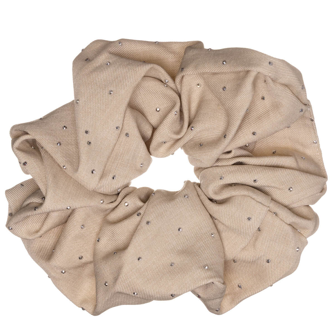 Shimmering scrunchie hair donut – large & matte finish, 14 cm