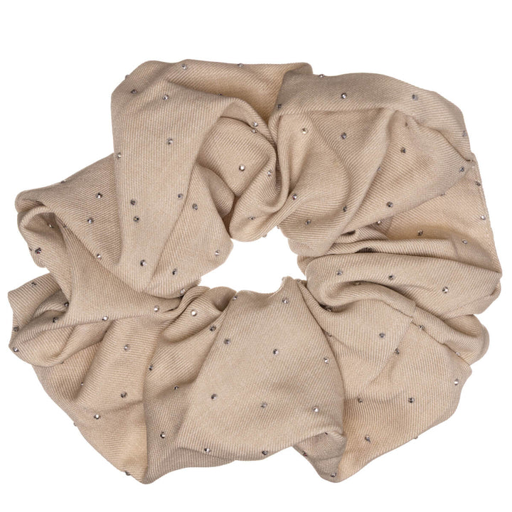 Shimmering scrunchie hair donut – large & matte finish, 14 cm