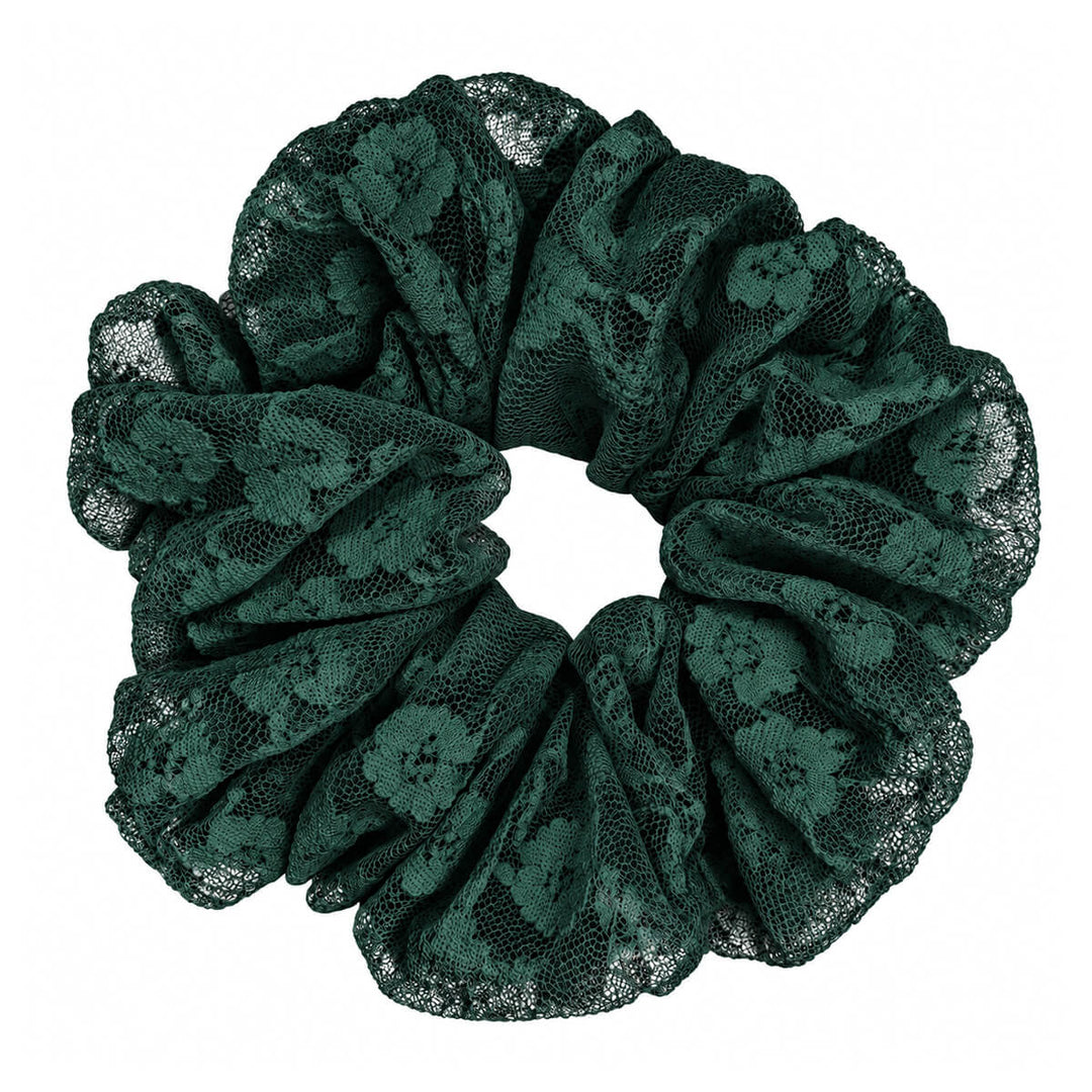 Spets-scrunchie – stor och mjuk, 13 cm