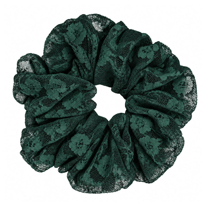 Spets-scrunchie – stor och mjuk, 13 cm
