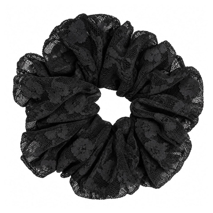 Spets-scrunchie – stor och mjuk, 13 cm