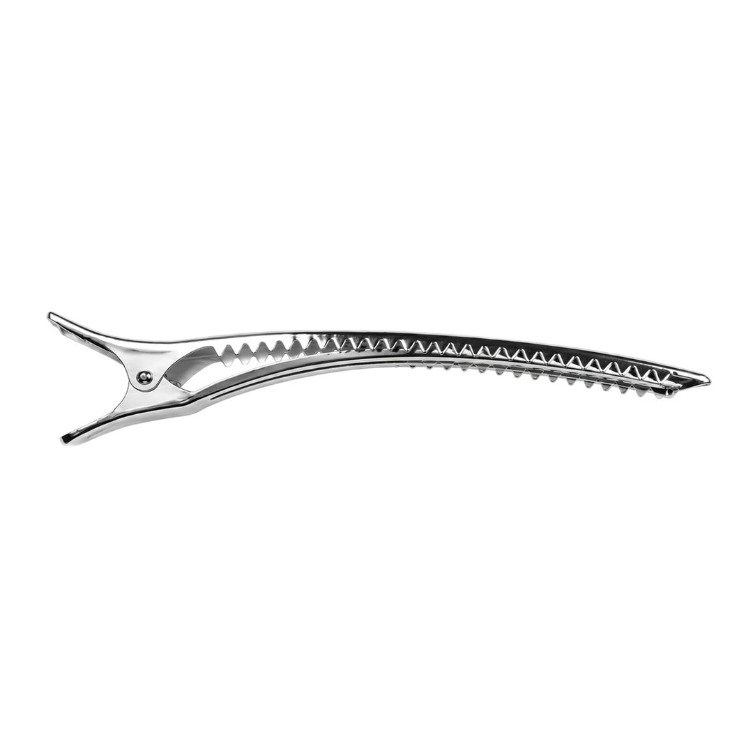 Large metal hair clip, 12.3 cm