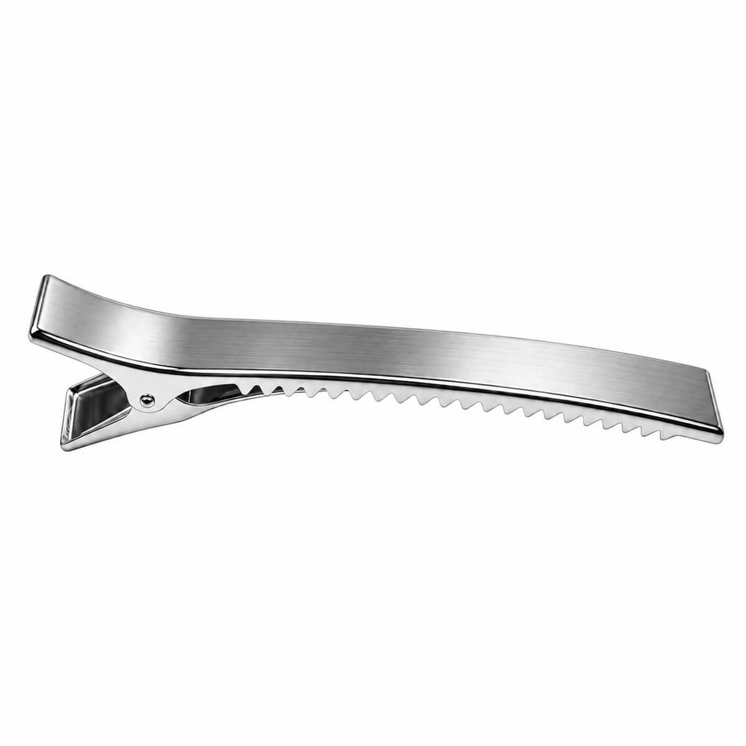 Large metal hair clip, 12.3 cm