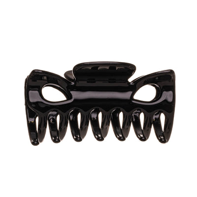 Plastic basic shark tooth hair clip 6cm
